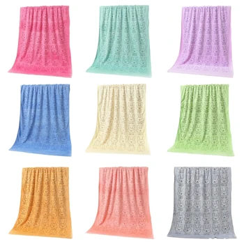Супер мягкое полотенце из микрофибры, мочалки, мультяшное полотенце для лица, Нежное для кожи, супер впитывающее пляжное полотенце для мальчиков и девочек.