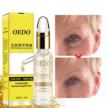 Сыворотка с гиалуроновой кислотой OEDO Face Gold Foil, Антивозрастная, Подтягивающая морщины, Отбеливающая, Увлажняющая, для лечения акне, Уход за кожей TSLM2