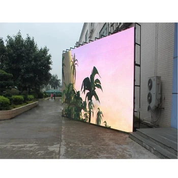Тонкий светодиодный экран для проката на открытом воздухе P6 SMD2727 / шаг пикселя 6 мм Рекламные панели для проката на открытом воздухе