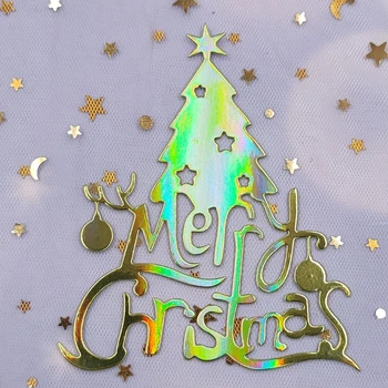 Трафарет для резки металла с Рождественской елкой, альбом для вырезок, Бумажная открытка