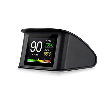 Умный дисплей HUD 2,2 дюймовый цифровой спидометр OBDII автомобильный головной дисплей с дисплеями скорости расстояния времени и многого другого