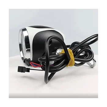 Универсальная 10-Дюймовая Фара M4 Для Электрического Скутера, Светодиодная Лампа Переднего Света для 8-Дюймовых Аксессуаров Для Электрического Скутера Kugoo