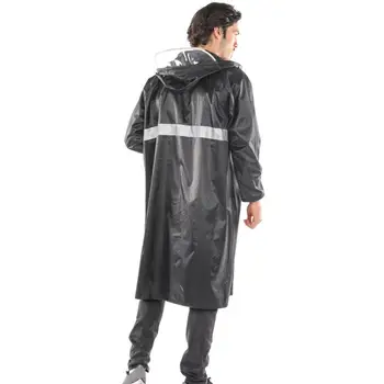 Универсальный дождевик с капюшоном Из ткани Оксфорд, Длинный дождевик, Дышащий ветрозащитный Для работы на открытом воздухе, Защита труда, цельное дождевое пончо