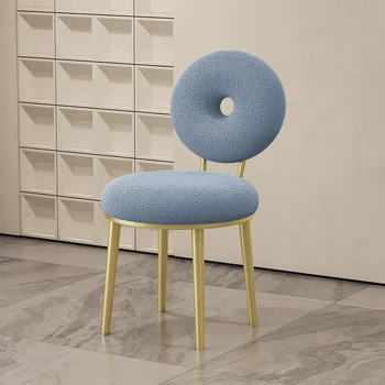 Уникальный роскошный обеденный стул для кухни, современный мягкий стул для макияжа, мебель для спальни с низкой спинкой Silla Comedor Мебель для дома