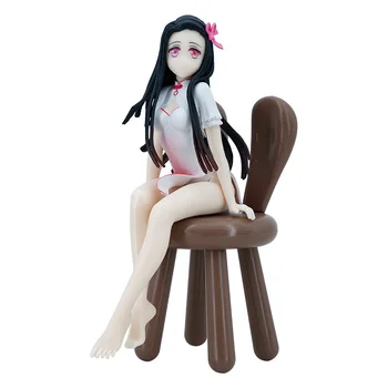 Фигурка Истребительницы демонов Блейд, сидящий на стуле в кимоно чи пао, Камадо Незуко, фигурки, модель игрушки