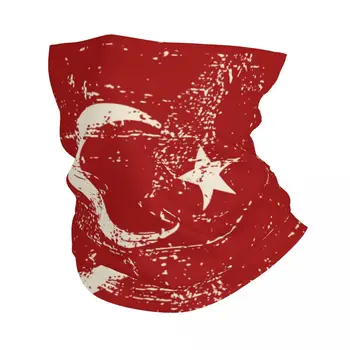 Флаг Турции, винтажный вид, Бандана, маска с принтом, шарф, Многоцелевой Велосипедный шарф, Рыбалка для мужчин, Женщин, взрослых, моющийся