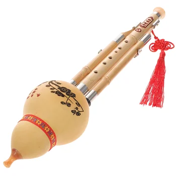 Флейта Хулуси Ключевой Музыкальный Инструмент Китайская Тыква Тыквенные Бамбуковые Флейты Баву Этническое Дерево Ручной Работы G Народное Традиционное C