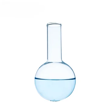 Флорентийская колба с длинным горлышком, круглодонная колба, Стеклянная бутылка, Химический экспериментальный аппарат