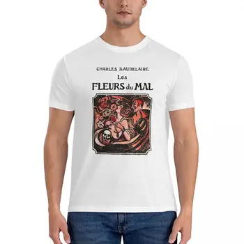 Цветы зла / Les Fleurs du mal by Charles Baudelaire Приталенная футболка одежда для мужчин, мужские футболки, спортивные рубашки, мужские