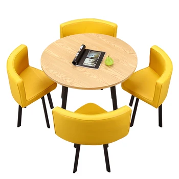 Центральный набор из 4 стульев Обеденные столы Кофейный Мрамор Кухонная Мебель Офисный обеденный стол Роскошная мебель Mesas De Jantar GPF11XP