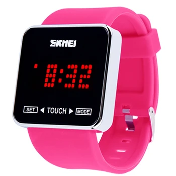 Цифровые спортивные мужские часы SKMEI, светодиодные электронные наручные часы для женщин, водонепроницаемый секундомер на 5 бар, Relogio Masculino Clock