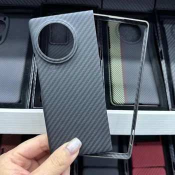 Чехол Real Carbon Vivo X Fold 2 из ультратонкого арамидного волокна, защитный чехол для мобильного телефона Vivo X Fold2