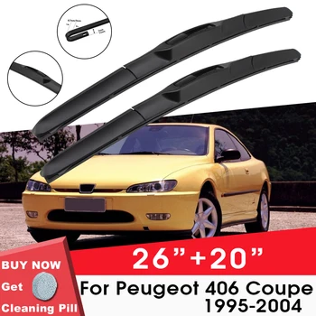 Щетка стеклоочистителя автомобиля Переднее стекло Ветровое Стекло Резиновый Сменный Стеклоочиститель для Peugeot 406 Coupe 1995-2004 26 