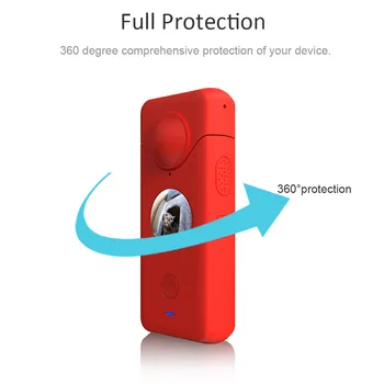 Экшн-камера пылезащитная прочная Полная защита силиконовый чехол Защитный чехол для предотвращения повреждений Профессиональный для Insta360 One X2
