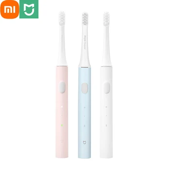Электрические зубные щетки Xiaomi Mijia T100 для взрослых и детей, корпус звуковой USB-перезаряжаемой зубной щетки, Водонепроницаемые ультразвуковые зубные щетки