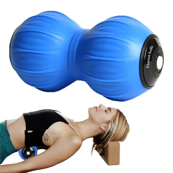 Электрический массажный мяч, вибрирующий для глубокого расслабления мышечных тканей, Обезболивающий Роликовый Массажер для ног, мяч для йоги и фитнеса, формирующий Фасциальный мяч